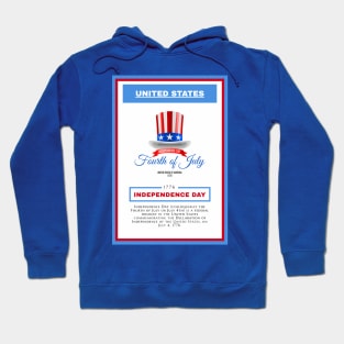 Independence Day - United States - For 4th of july - Print Design Poster - 1706202 Hoodie